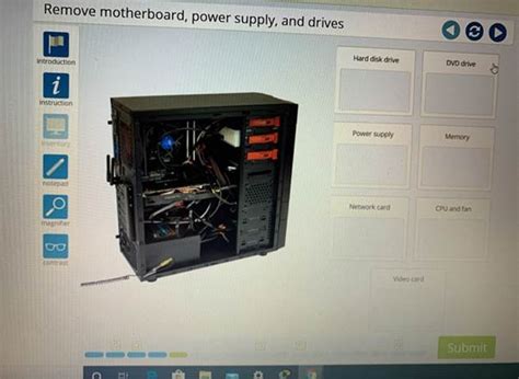 Remove Motherboard Power Supply And Drives