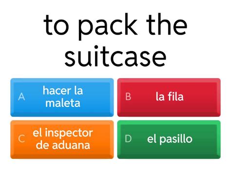 Repaso De Quiero Viajar En Avión Quiz