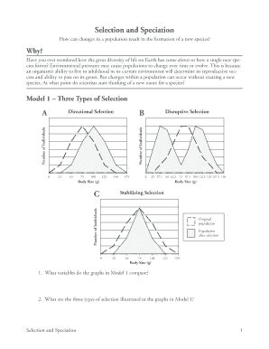 Selection And Speciation Pogil Answer Key