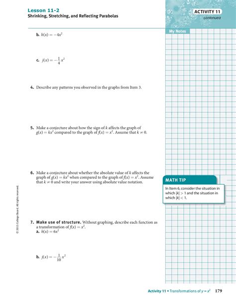 Springboard Algebra 2 Answer Key Pdf