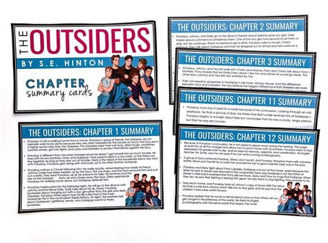 Summary Of Each Chapter In The Outsiders