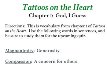 Tattoos On The Heart Chapter 1 Summary