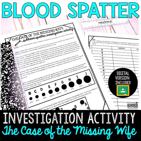 The Case Of The Missing Wife Worksheet Answers Pdf