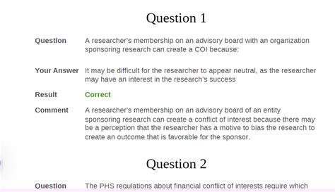 The Fda Regulations Governing Disclosure Of Individual Cois Require: