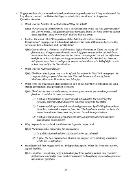 The Federalist Debate Worksheet Answer Key Pdf