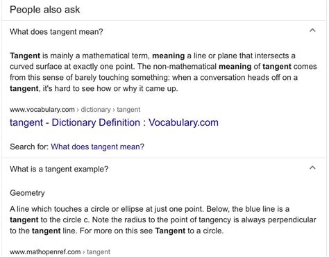 The Latin Root Tactus Is Part Of The Word Tangent