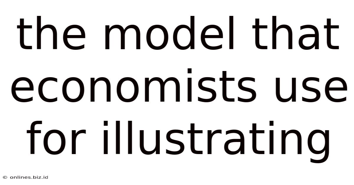 The Model That Economists Use For Illustrating