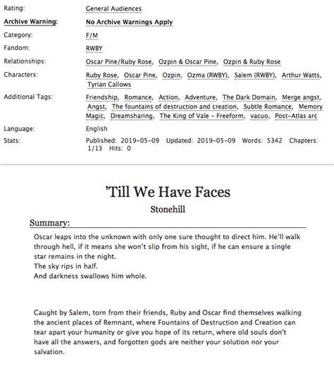 Till We Have Faces Chapter 1 Summary