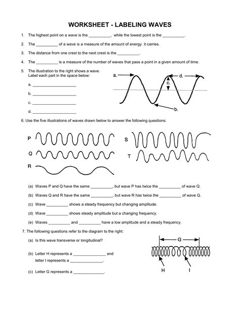 Transverse And Longitudinal Wave Practice Answer Key