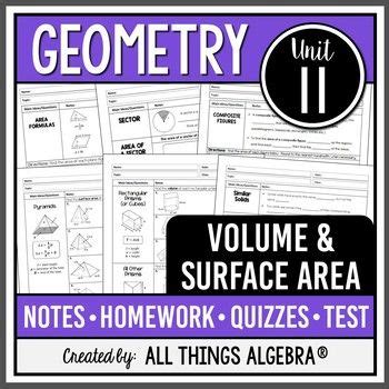 Unit 11 Test Study Guide Volume And Surface Area