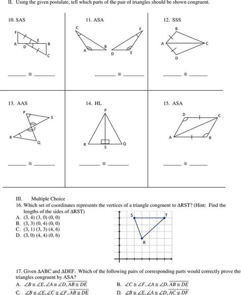 Unit 5 Relationships In Triangles Homework 2 Answer Key