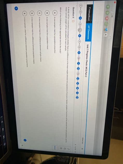 Unit 7 Progress Check Mcq Answers