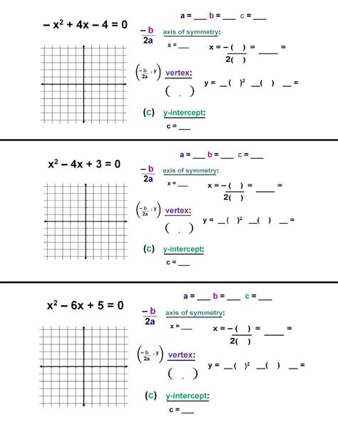 Unit 8 Quadratic Equations Homework 3 Answer Key