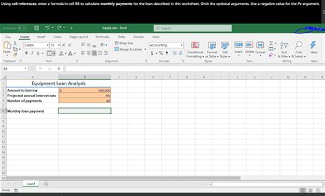 Using Cell References Enter A Formula In Cell B6