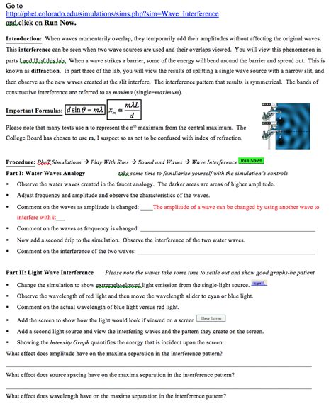 Wave On A String Answer Key