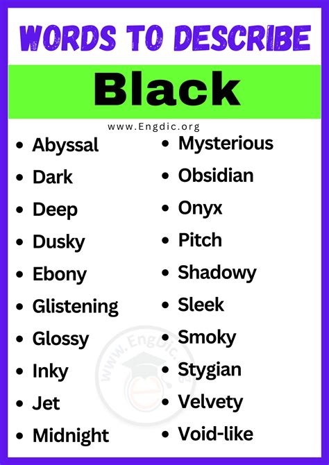 What Is The Descriptor Of Black