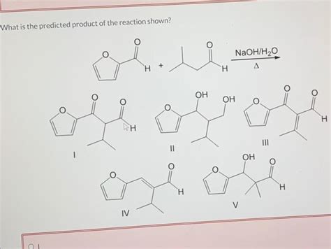 What Is The Predicted Product Of The Reaction Shown