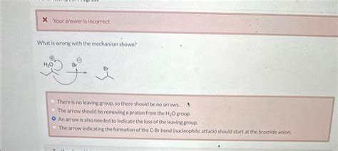 What Is Wrong With The Mechanism Shown