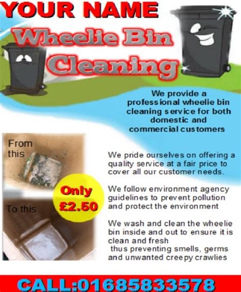 Wheelie Bin Cleaning Business Plan Pdf