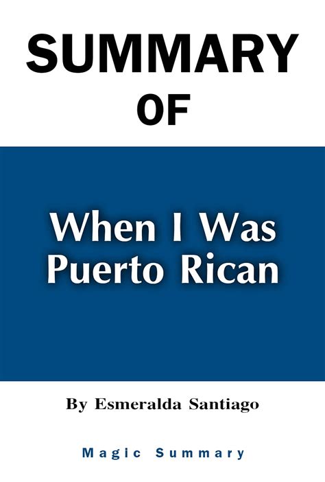 When I Was Puerto Rican Chapter Summary